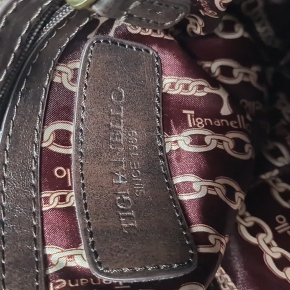 Tignanello 100% Genuine Leather Crossbody Purse - Picture 13 of 16